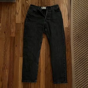 Everlane black 90s cheeky jean